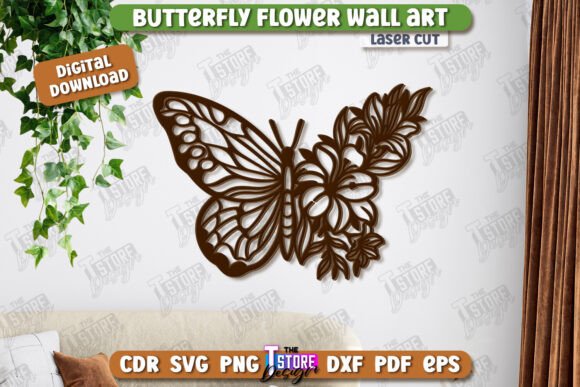 Butterfly Wall Décor Laser Cut: Nature-Inspired Design