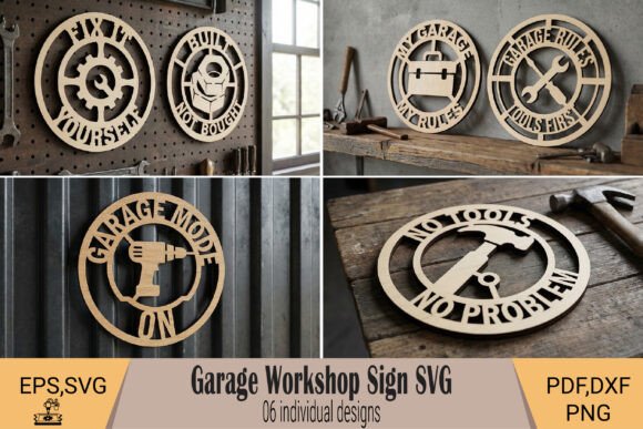 Garage Workshop Sign SVG: Bold Designs for Your Space