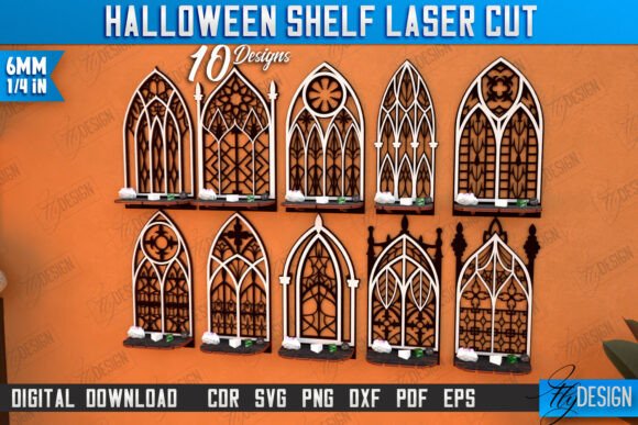 Mystical Shelf Laser Cut Bundle | CNC