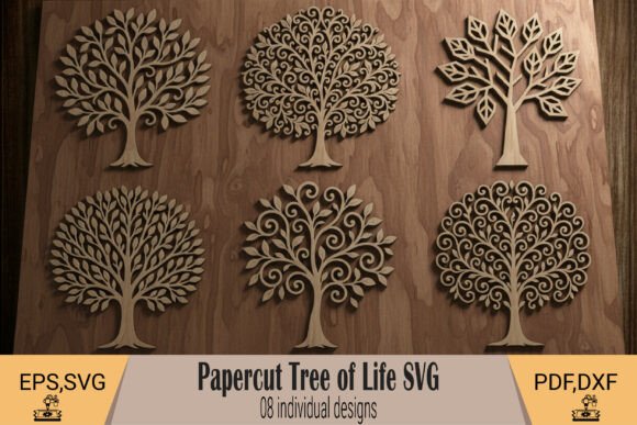 Tree of Life Papercut Laser-SVG: Designs for Your Art